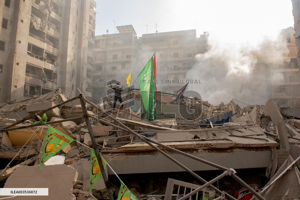 Aftermath Of Airstrikes In The Kafaat Neighborhood - Beirut