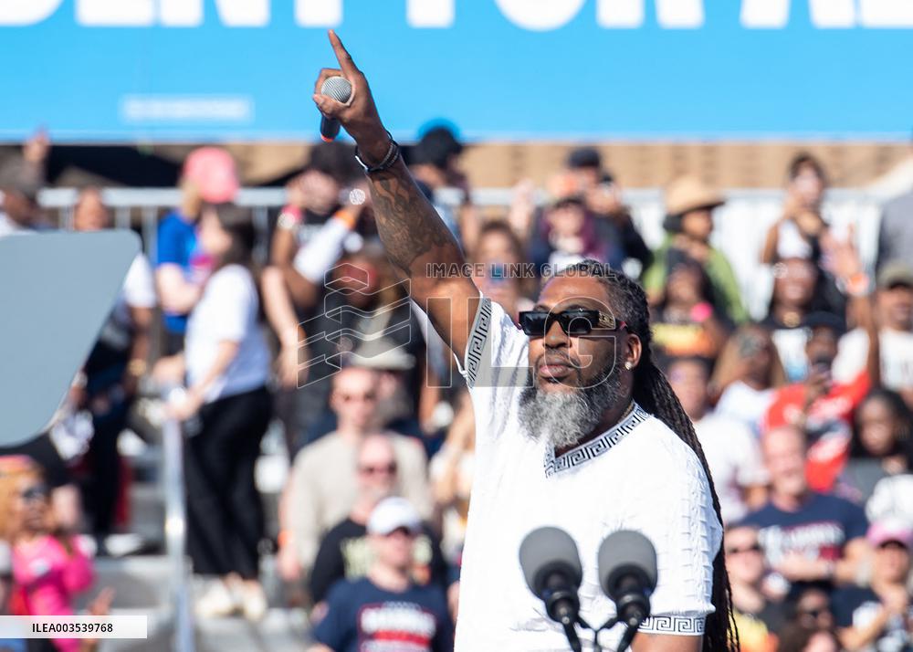 Kamala Harris Rallies In Atlanta - Georgia