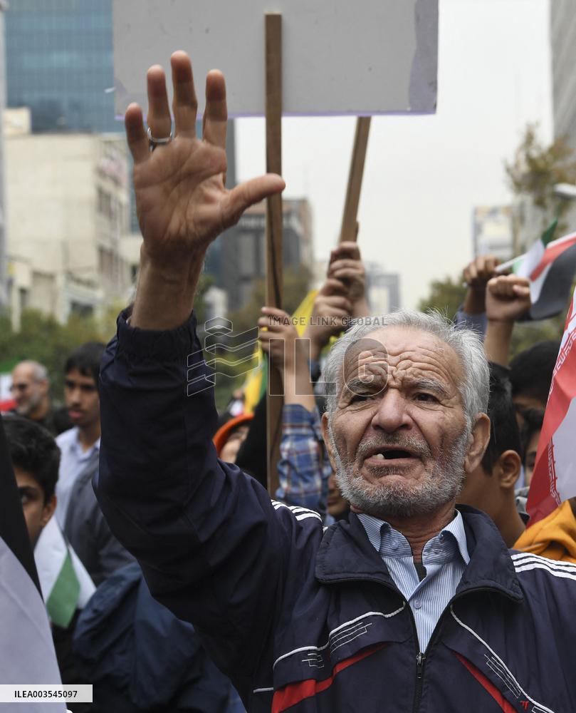 Protest Against US and Israel - Tehran