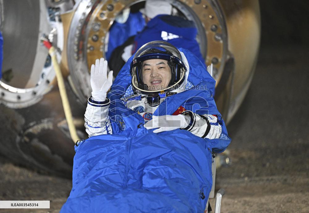 Return capsule of the Shenzhou-18 manned spaceship