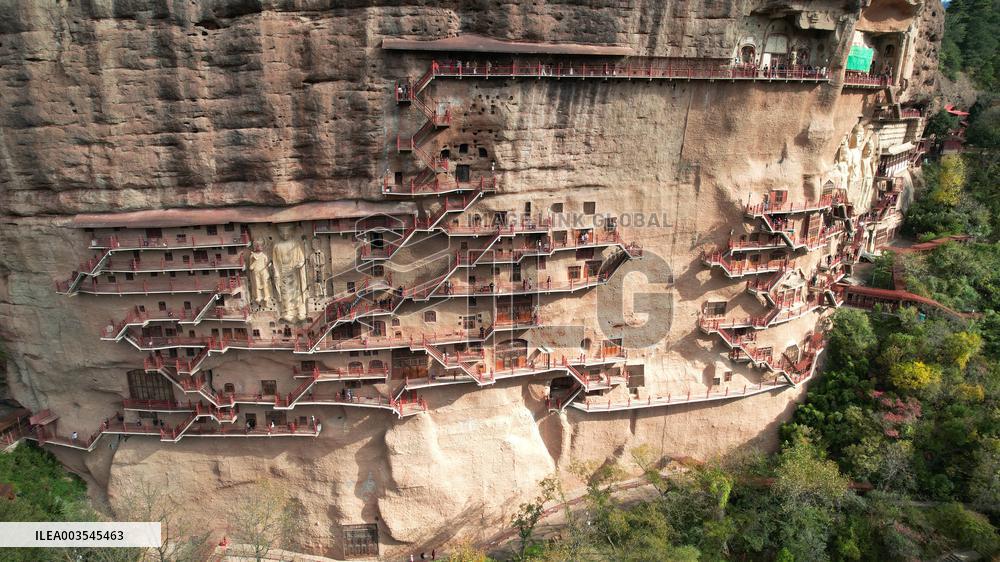 Millennium-Old Maijishan Grottoes - China
