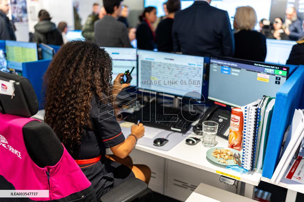 Illustration Of An Operational Center Of An SNCF Station - Paris