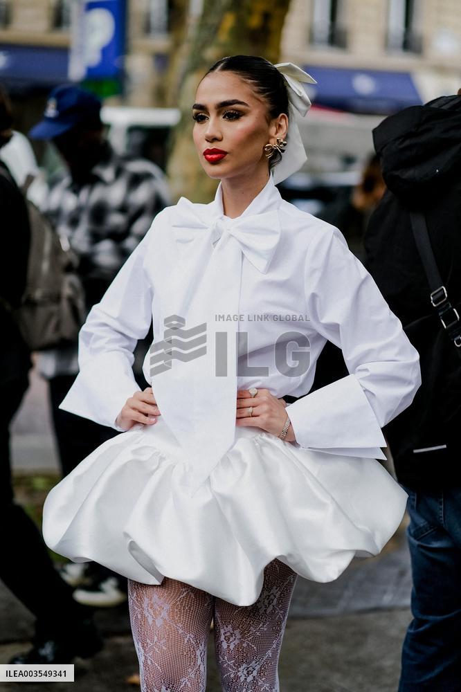 PFW - Nina Ricci Street Style