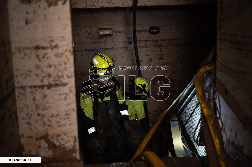 Seventh Day of The Effects of The Dana in Valencia - Spain