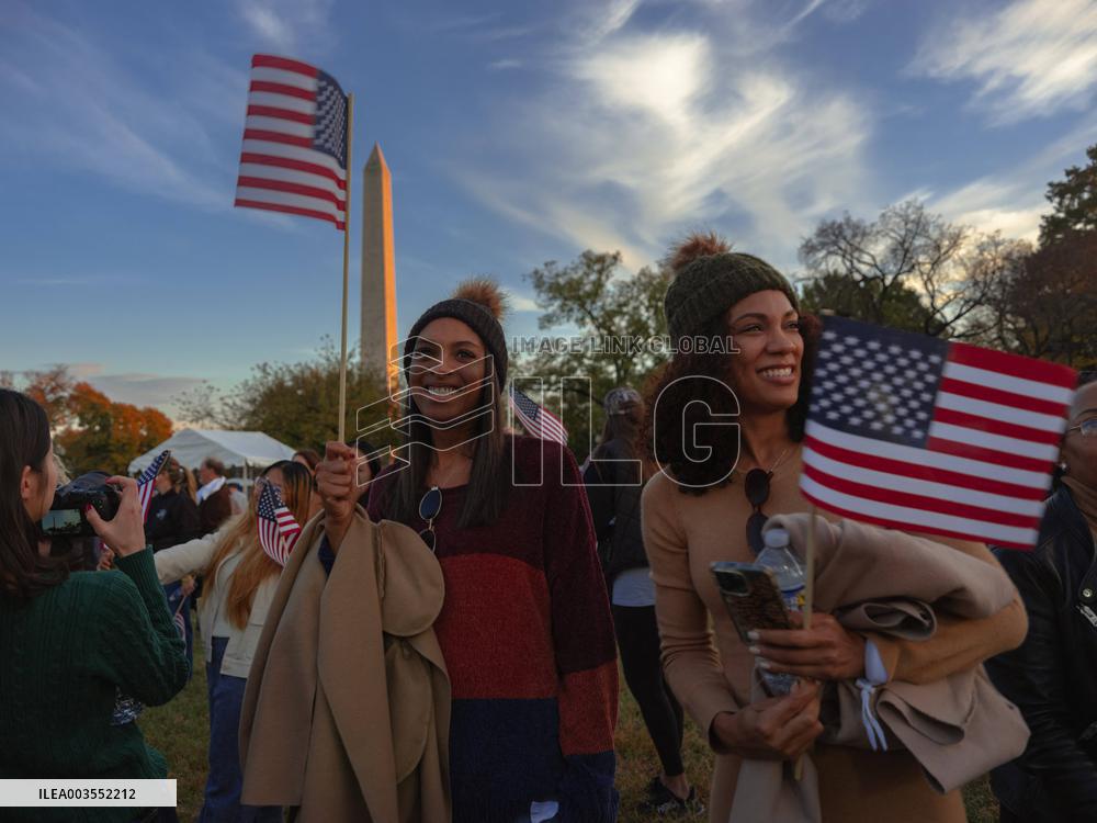 Supporters Gather For Harris DC Rally - Washington