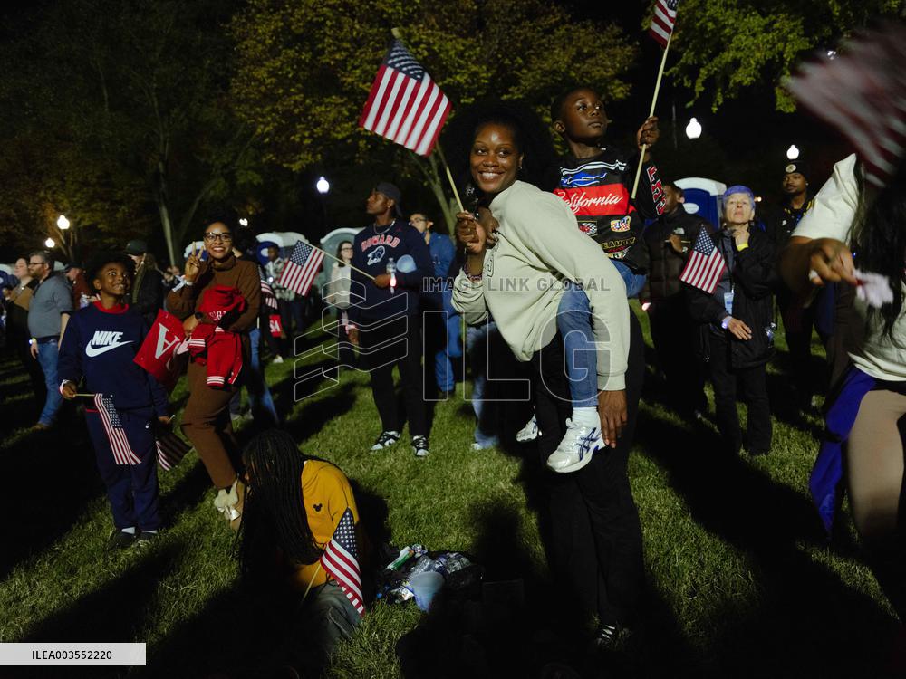 Supporters Gather For Harris DC Rally - Washington