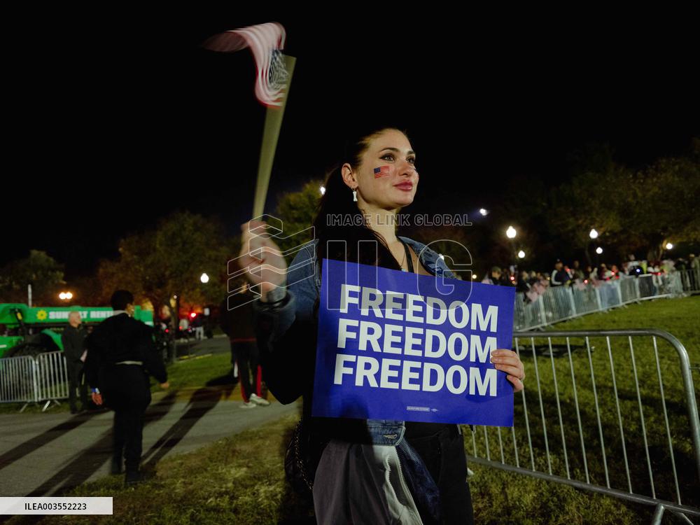 Supporters Gather For Harris DC Rally - Washington