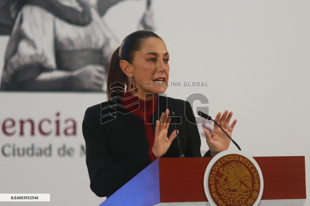 Claudia Sheinbaum Briefing Conference - Mexico