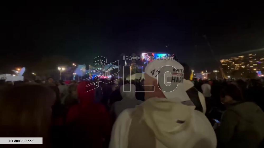 US: Tens Of Thousands Gather For Kamala Harris’s Final Rally Ahead Of Election Day