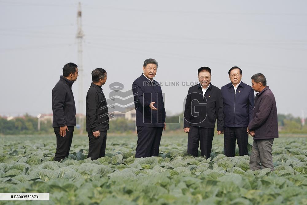 President Xi Visit To Hubei Province - China