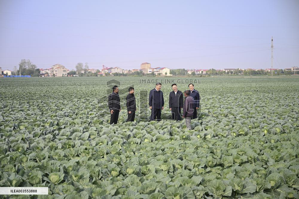 President Xi Visit To Hubei Province - China