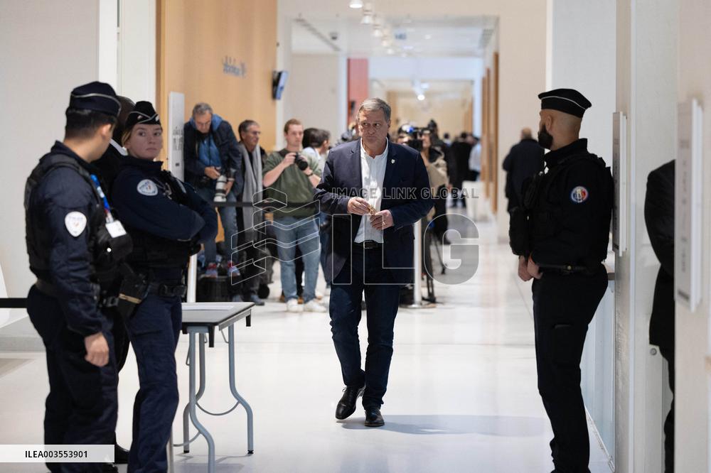 RN trial on suspicion of embezzlement of European public funds - Paris