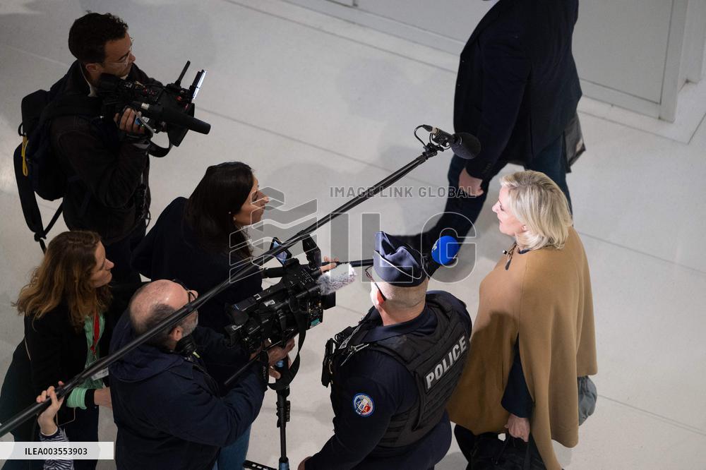 RN trial on suspicion of embezzlement of European public funds - Paris