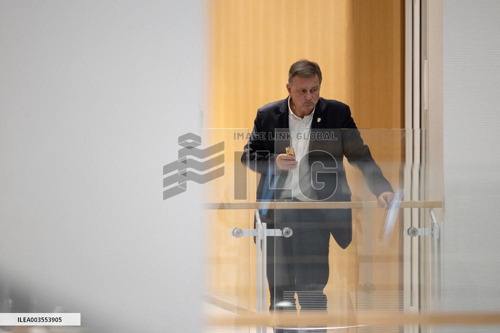 RN trial on suspicion of embezzlement of European public funds - Paris