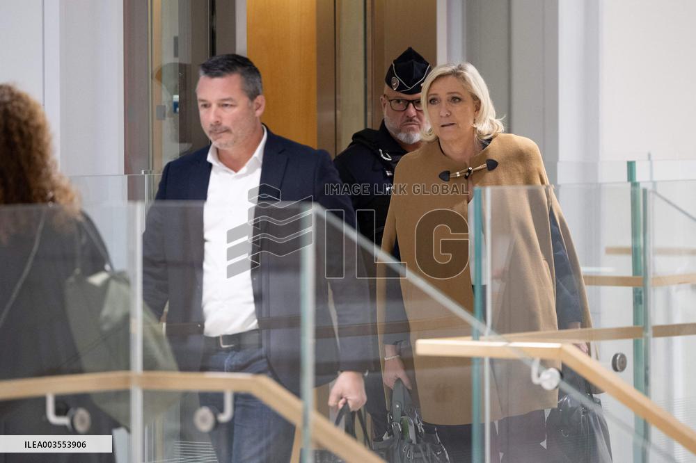 RN trial on suspicion of embezzlement of European public funds - Paris