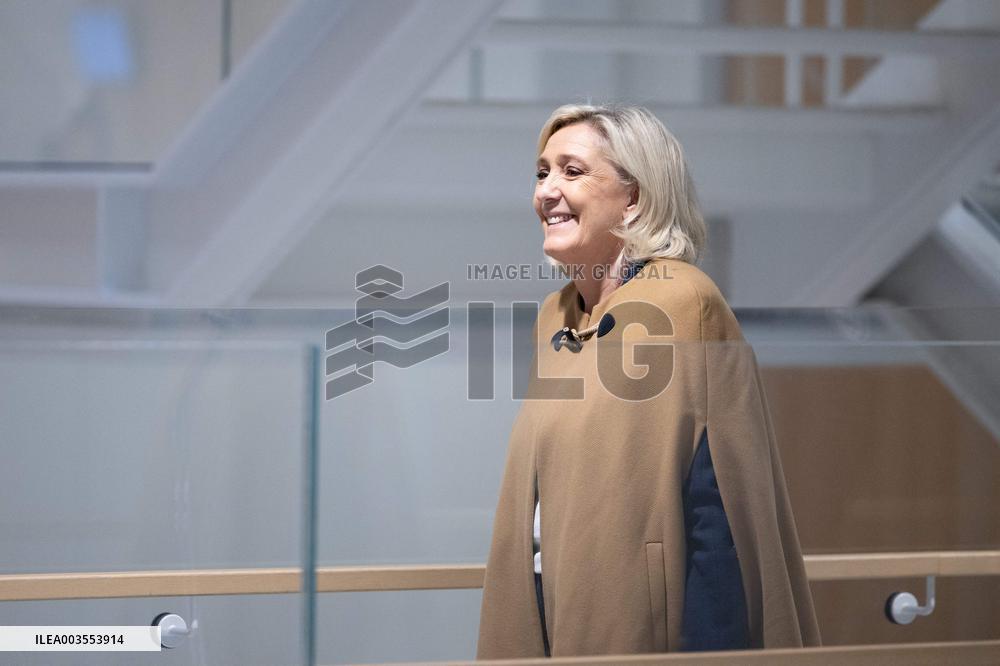 RN trial on suspicion of embezzlement of European public funds - Paris