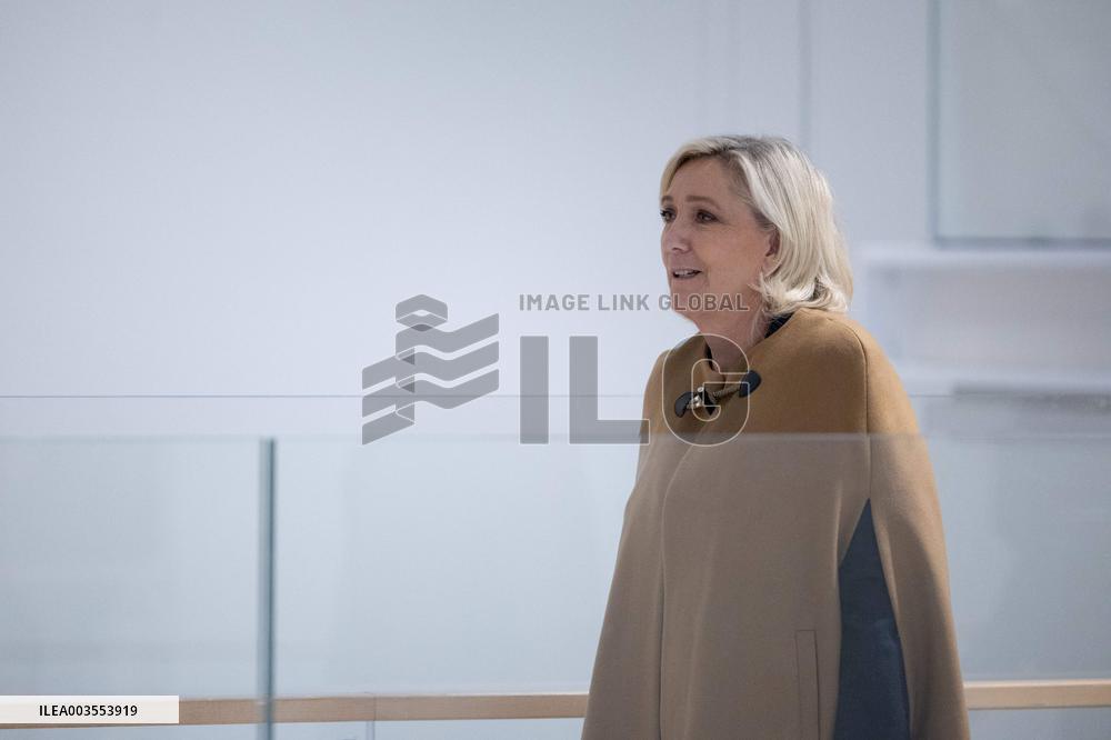 RN trial on suspicion of embezzlement of European public funds - Paris