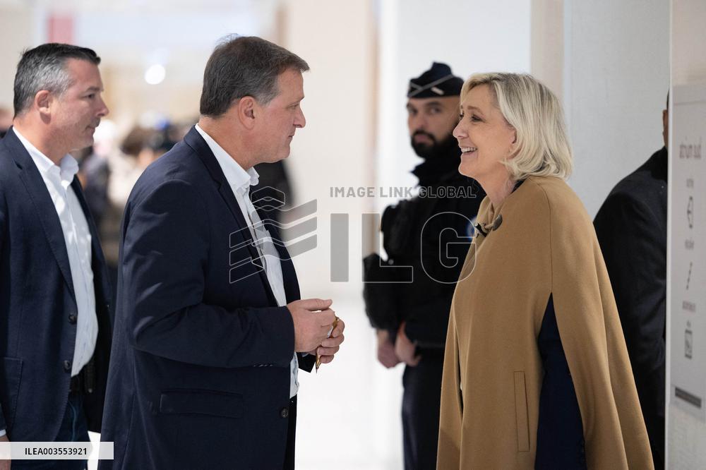 RN trial on suspicion of embezzlement of European public funds - Paris