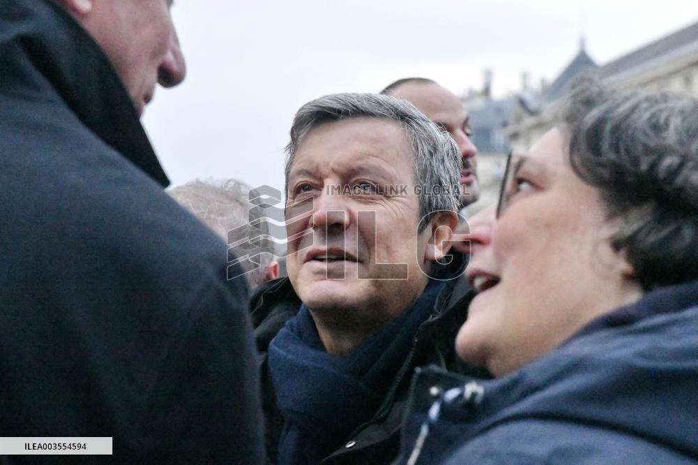 Rally In Support Of Student Ahou Daryaei And Iranian Women - Paris