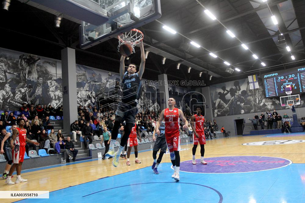 Dnipro defeats Rivne 85-48 in Ukrainian Basketball SuperLeague match