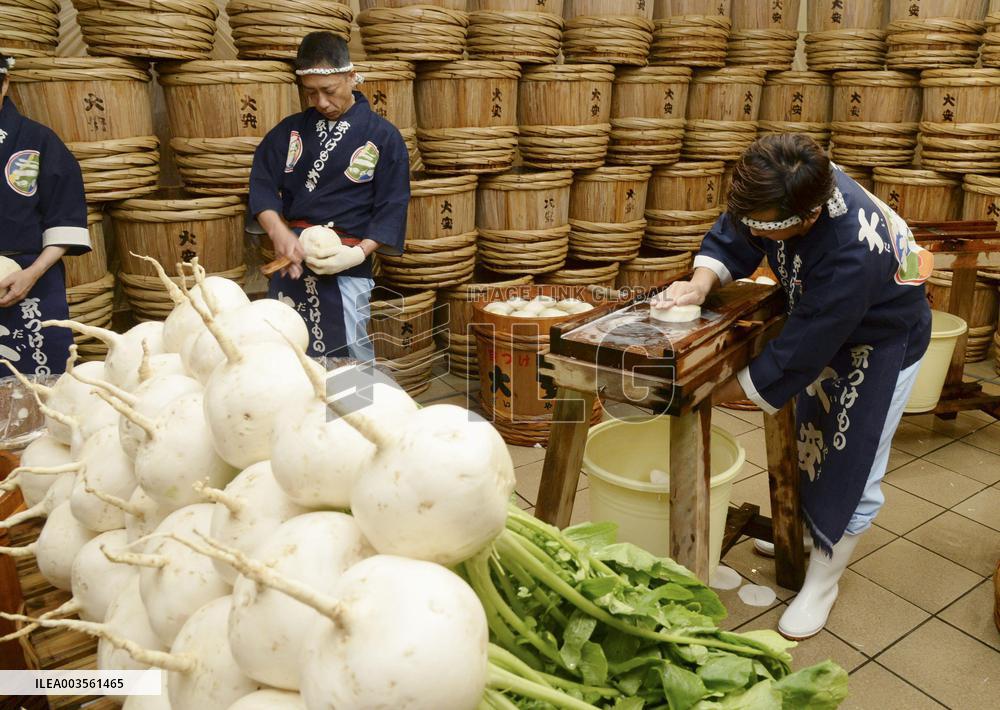 Pickle-making in Kyoto