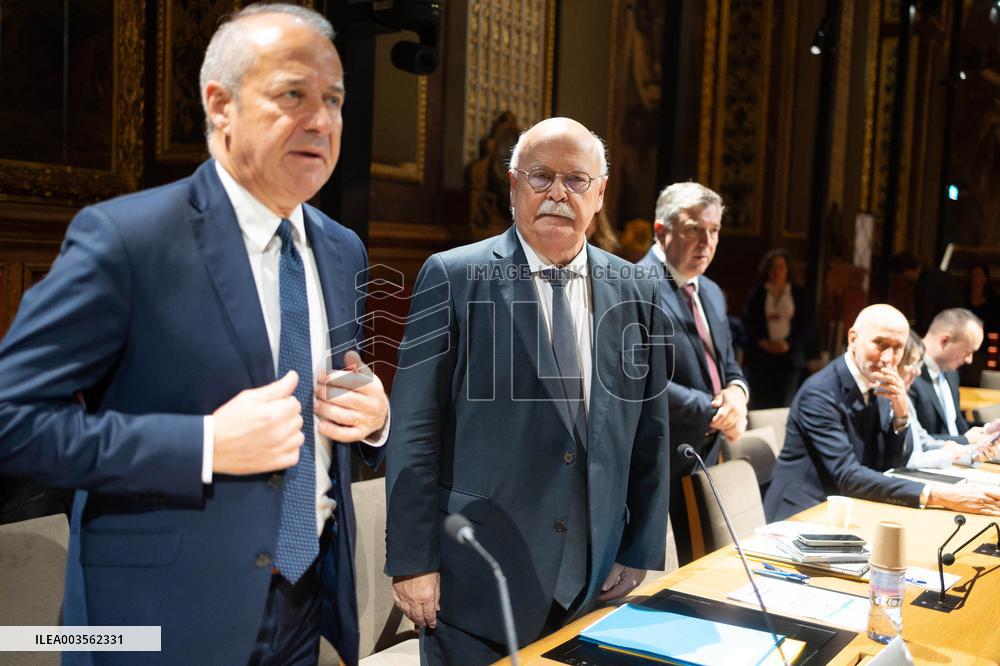 Bruno Le Maire hearing at the French Senate - Paris