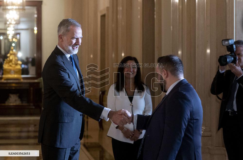 King Felipe Audiences - Madrid