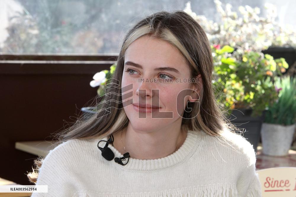 Press conference by Yaroslava Mahuchikh in Dnipro