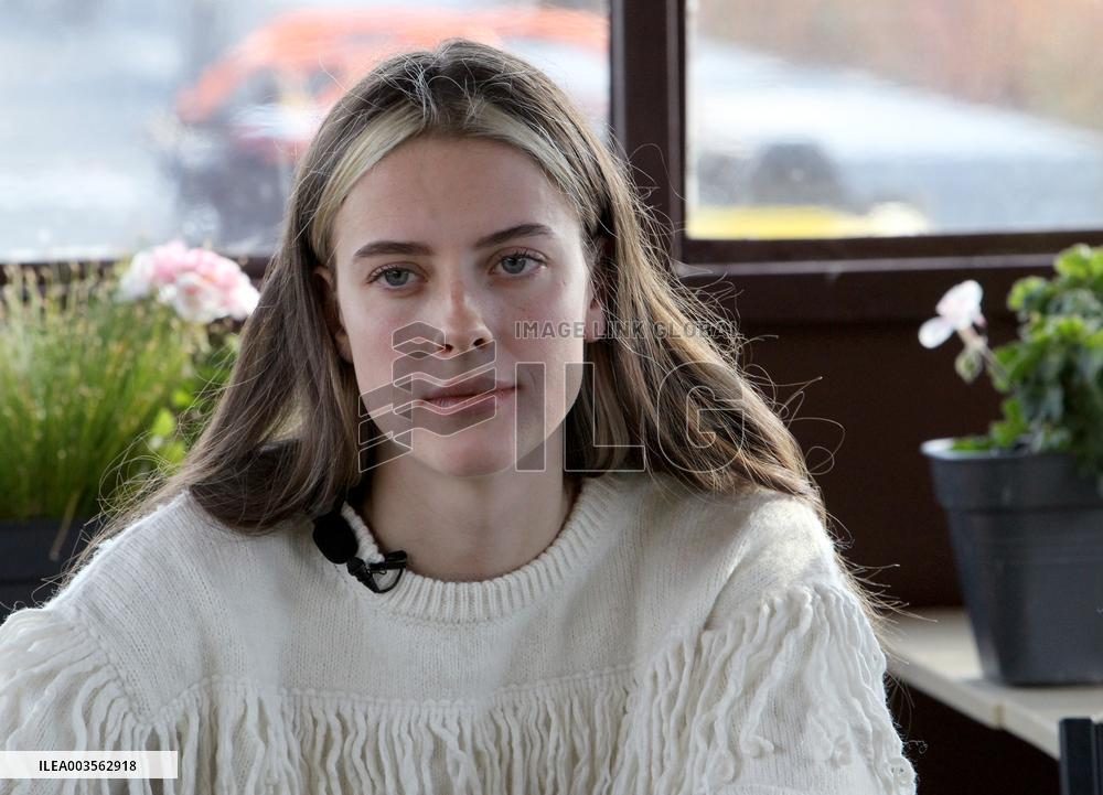 Press conference by Yaroslava Mahuchikh in Dnipro