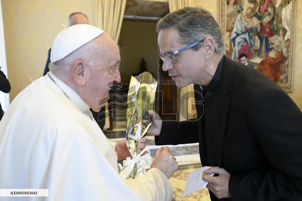 Pope Francis in Private Audience - Vatican