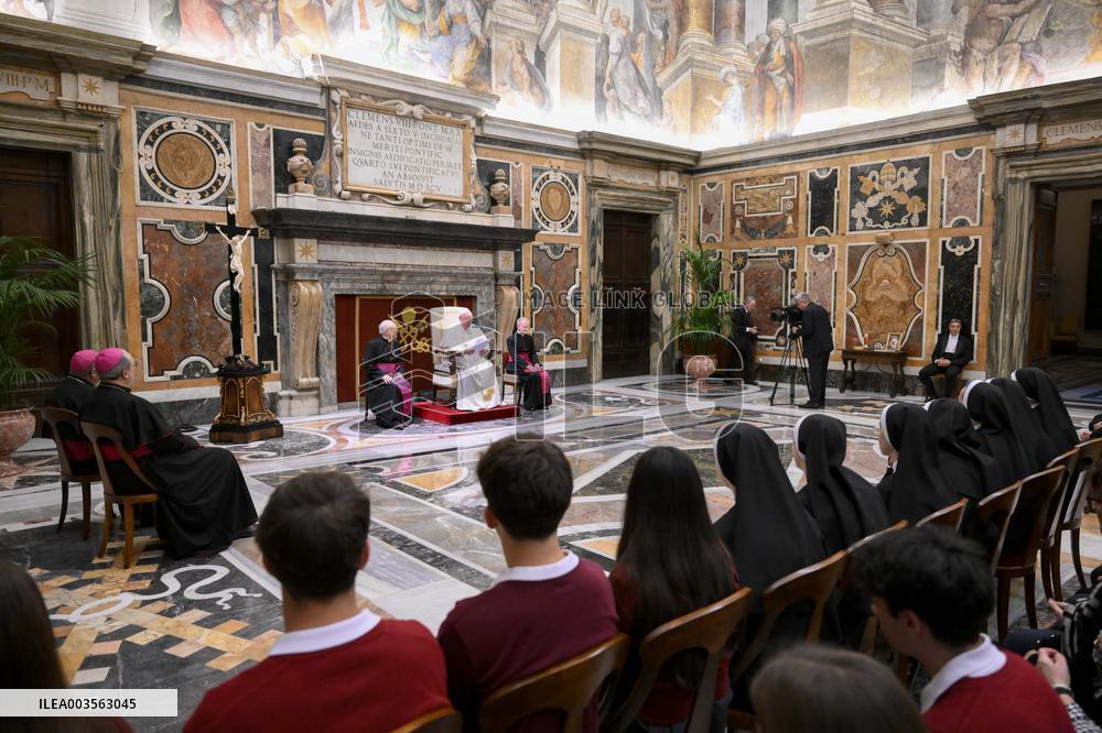 Pope Francis in Private Audience - Vatican