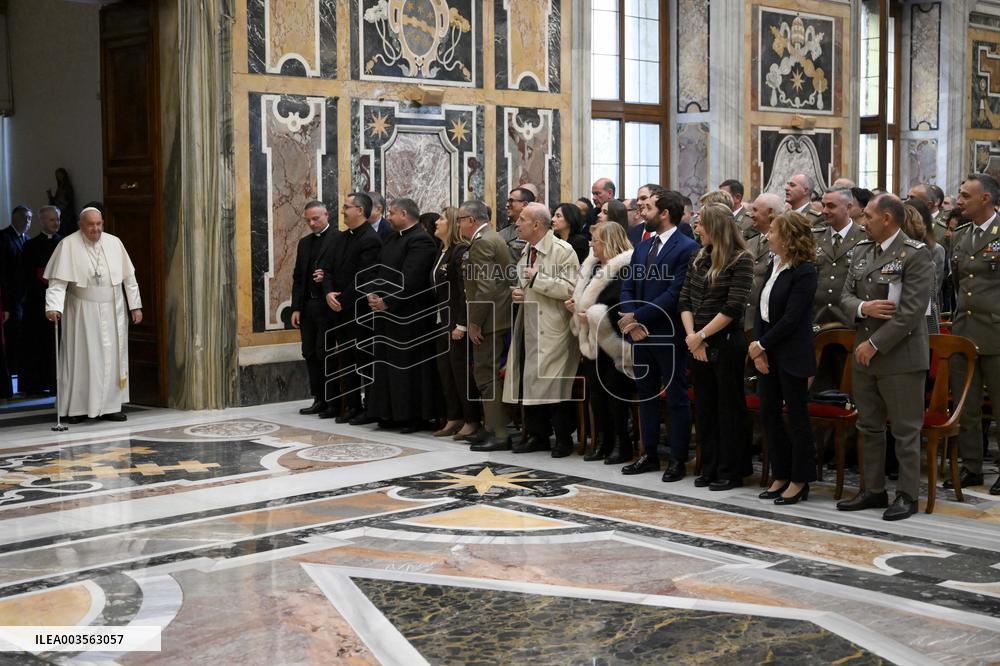 Pope Francis in Private Audience - Vatican