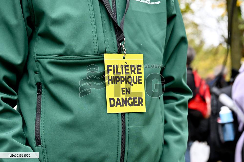 Demonstration Of The Horse-Racing Industry - Paris