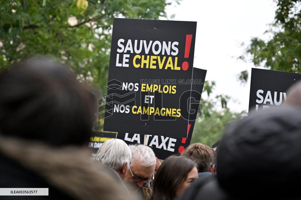 Demonstration Of The Horse-Racing Industry - Paris