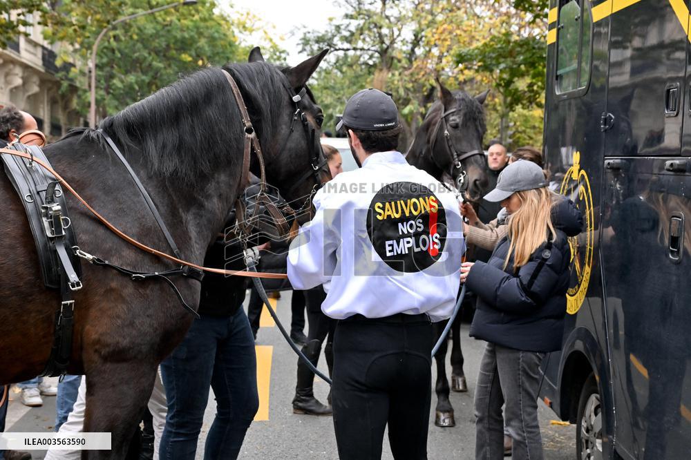 Demonstration Of The Horse-Racing Industry - Paris