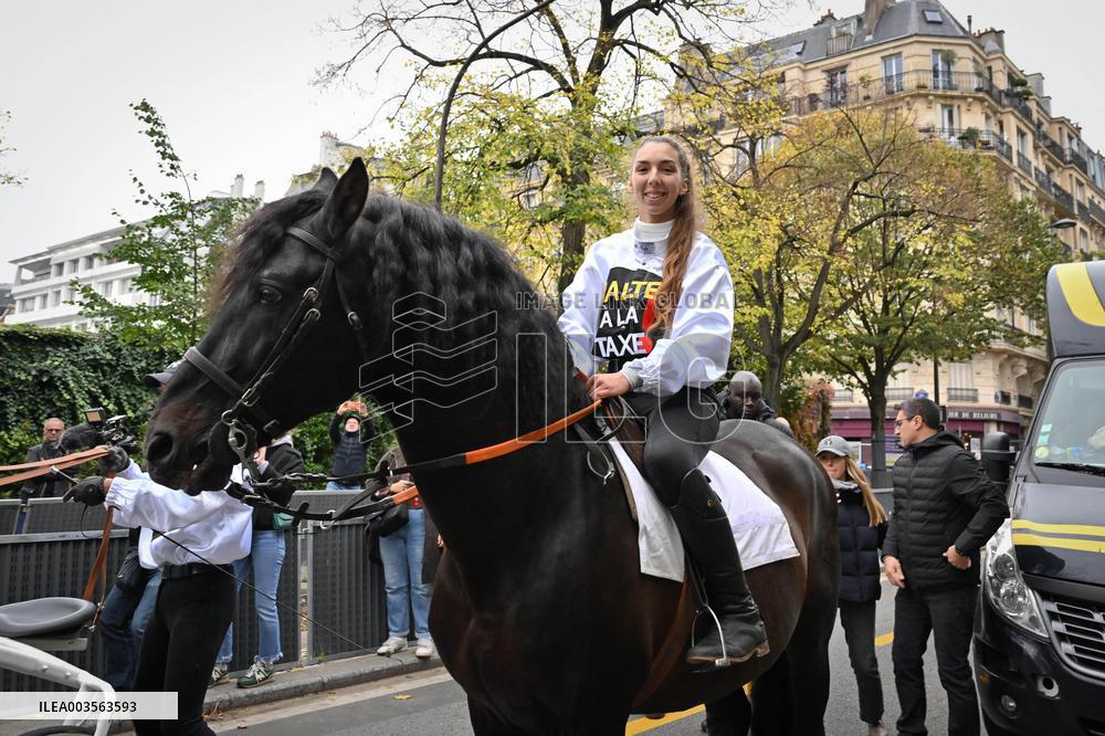 Demonstration Of The Horse-Racing Industry - Paris