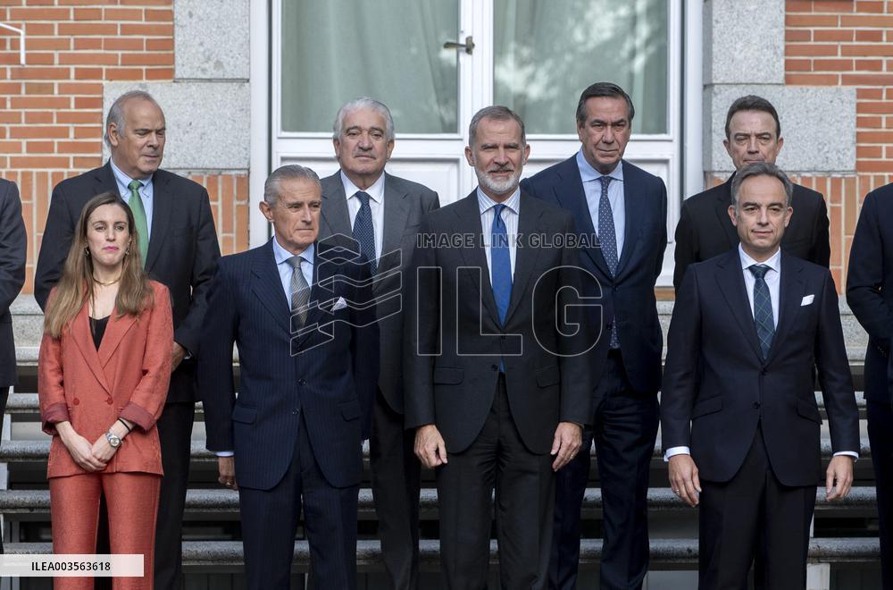 King Felipe VI Audiences - Madrid