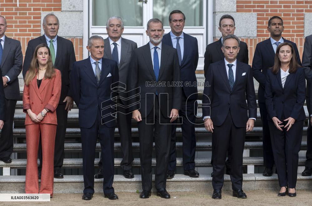 King Felipe VI Audiences - Madrid