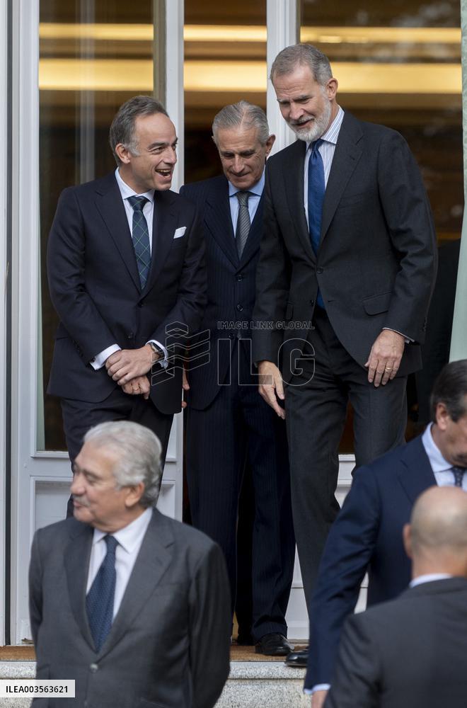 King Felipe VI Audiences - Madrid