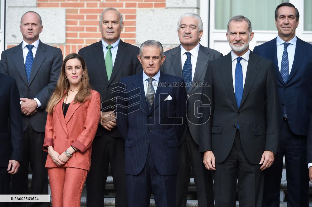 King Felipe VI Audiences - Madrid