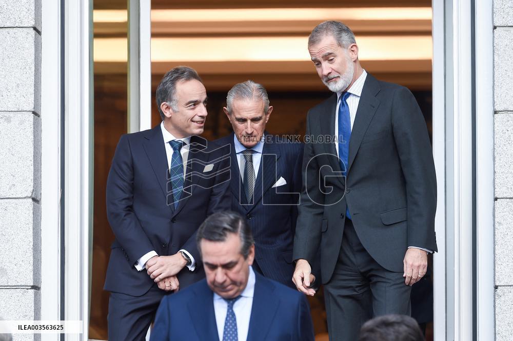 King Felipe VI Audiences - Madrid