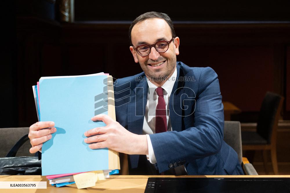 Thomas Cazenave hearing at the French Senate - Paris