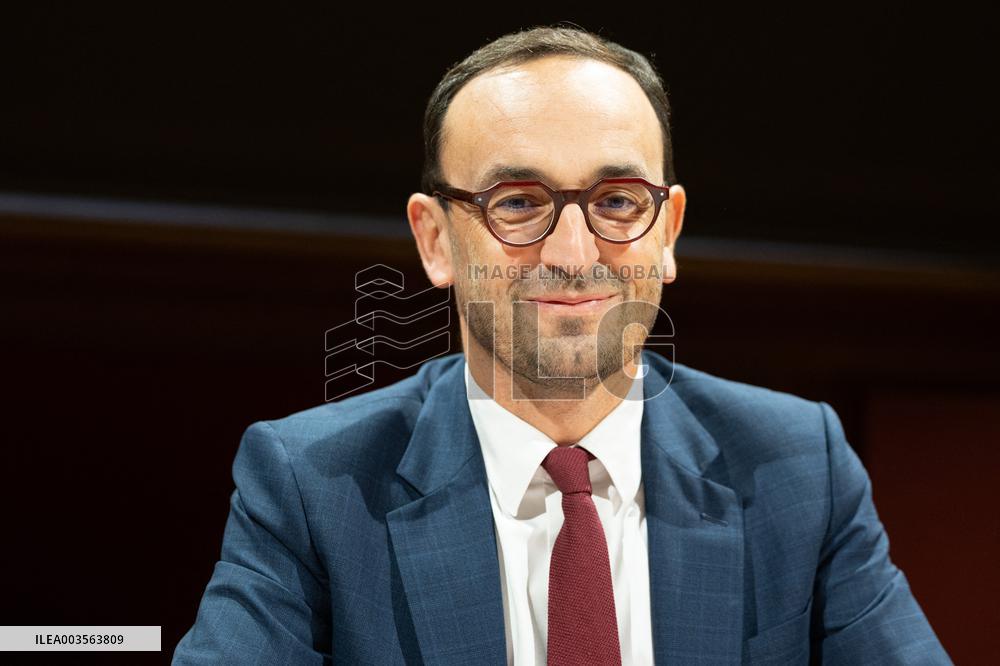 Thomas Cazenave hearing at the French Senate - Paris