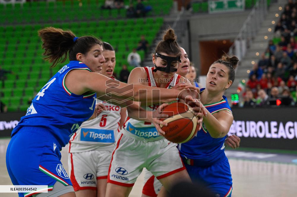 BASKET - Evento - Women's Euro Basket 2025 Qualifiers - Italy vs Czech Republic