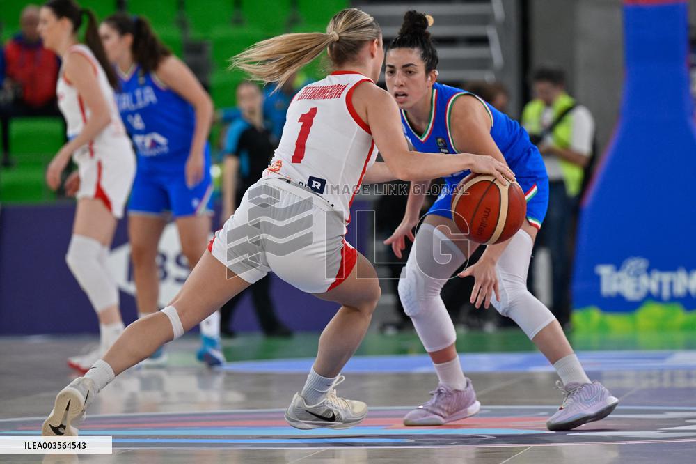 BASKET - Evento - Women's Euro Basket 2025 Qualifiers - Italy vs Czech Republic