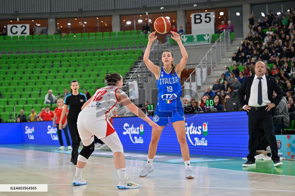BASKET - Evento - Women's Euro Basket 2025 Qualifiers - Italy vs Czech Republic