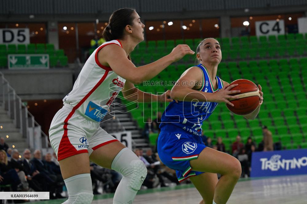 BASKET - Evento - Women's Euro Basket 2025 Qualifiers - Italy vs Czech Republic