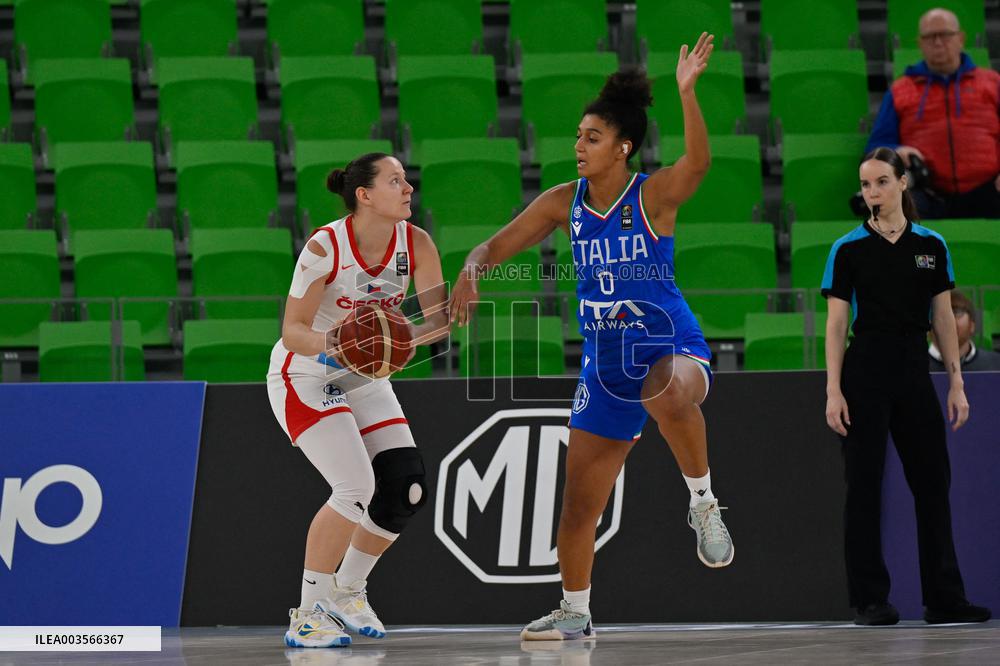 BASKET - Evento - Women's Euro Basket 2025 Qualifiers - Italy vs Czech Republic