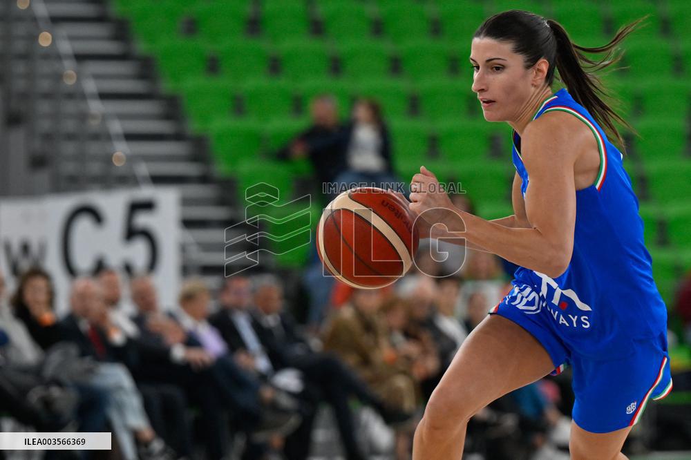BASKET - Evento - Women's Euro Basket 2025 Qualifiers - Italy vs Czech Republic