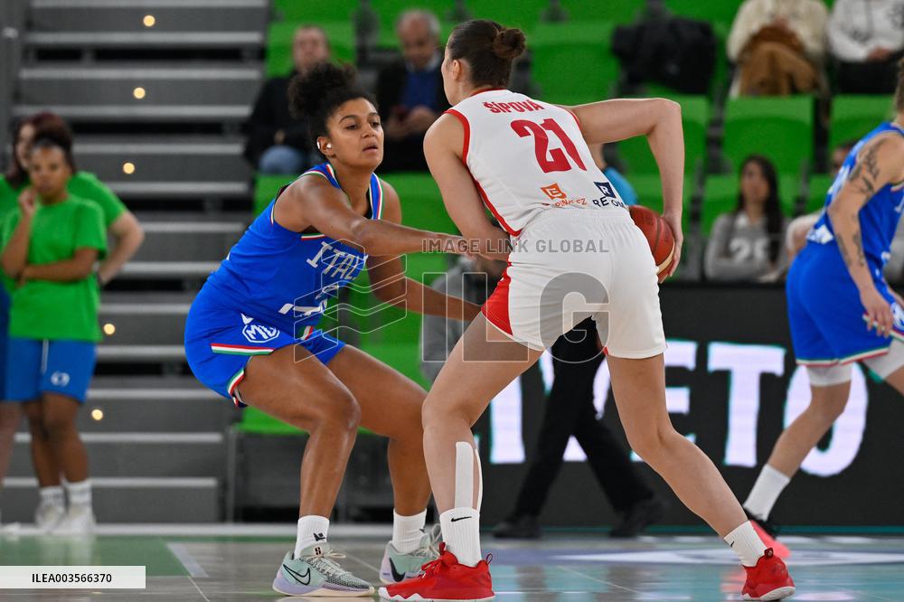 BASKET - Evento - Women's Euro Basket 2025 Qualifiers - Italy vs Czech Republic